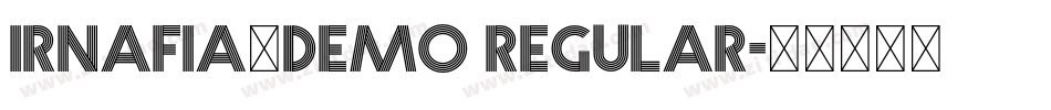 Irnafia_demo Regular字体转换